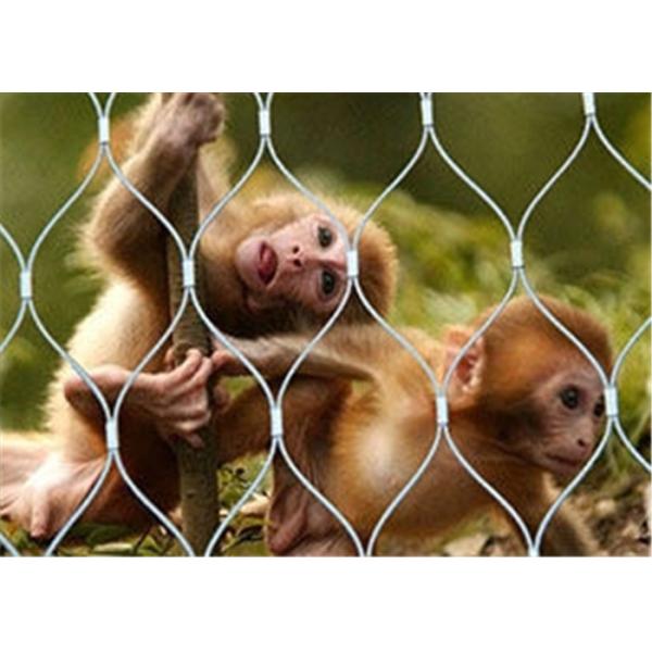 Durable Stainless Steel Zoo Mesh , Stainless Steel Zoo Fencing Materials
