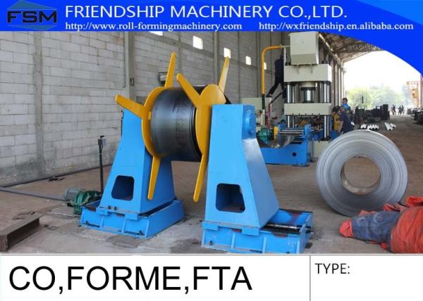 3MM Thickness Guard Rail Roll Forming Equipment Machine With Gearbox Drive Press Machine