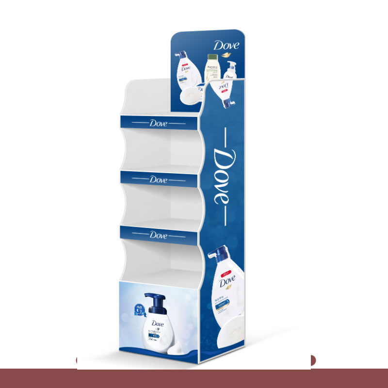 Customized Eco-Friendly Cardboard PDQ Rack for Commercial Sectional Display Furniture