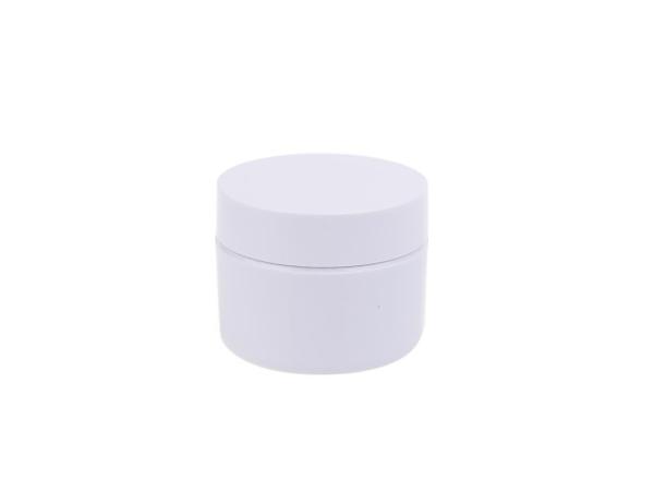 HOT SALE white PP cream jar plastic cream jar different size 30g dip powders jar cosmetic packaging