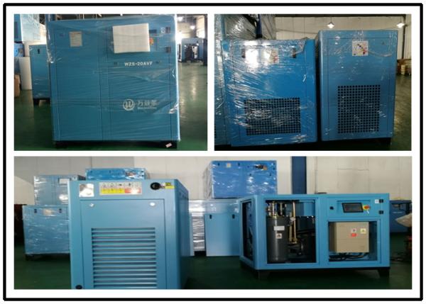 Industrial Stationary Air Compressor 45KW , PM VSD Screw Type Air Compressor