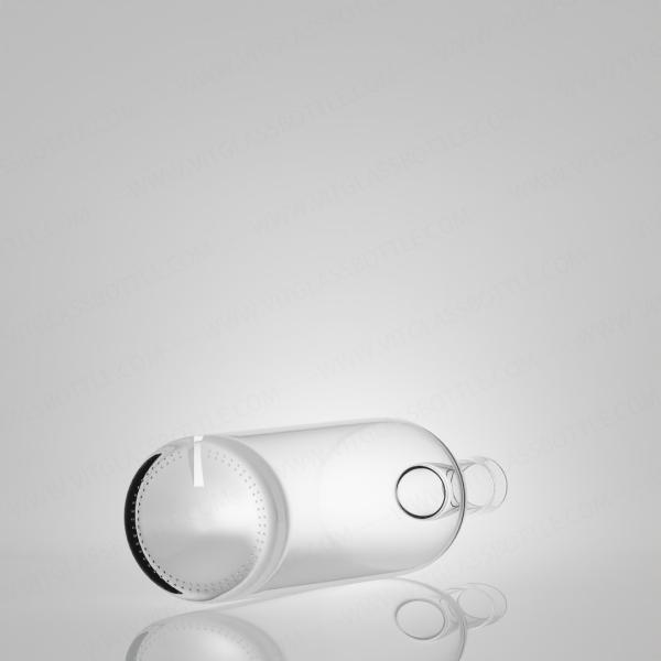 Bouteille en verre de qualité alimentaire pour le rhum, la vodka, le whisky, la tequila, le gin, 750 ml, 720 g de liège inclus