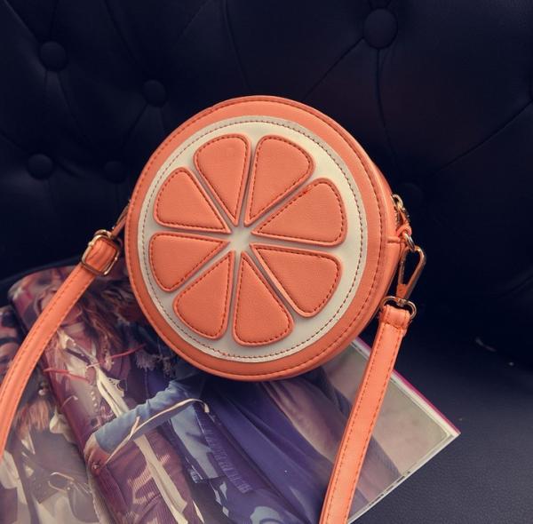 2016 Korean version of the new summer fruit character Funny shoulder bag diagonal package female tide