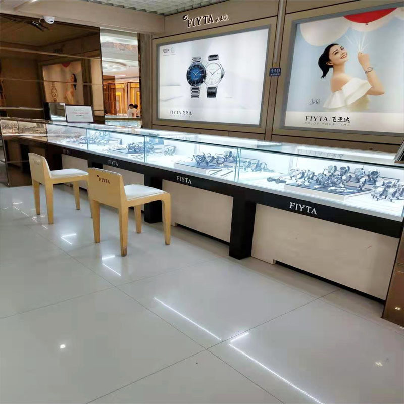 Advertising Watch Display Showcase for High End Chain Store Eco-friendly and Durable