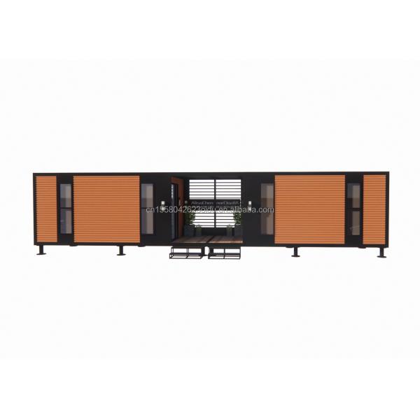 Affordable Aluminum Alloy Windows Steel Structure Prefab Foldable Villa Container House with Galvanized Steel Square Tubes