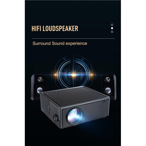 1st  Brightest LCD Projector 4K Wireless LCD Video Projector Android 11 LED Lamp Bag Accessory Home Theater Use Sun 716