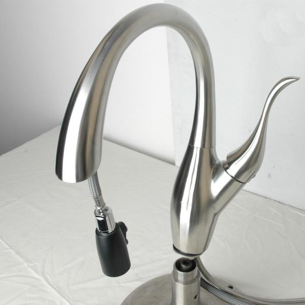 Modern pull out kitchen mixer swan kitchen faucet