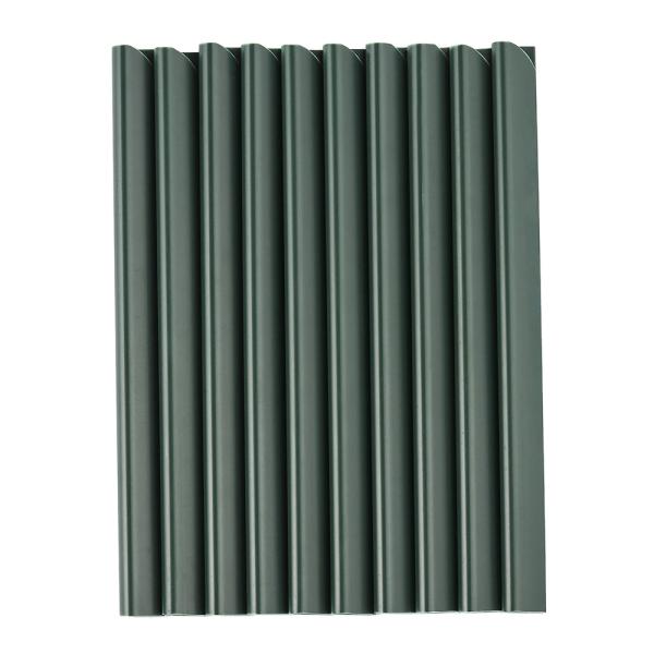 100% poliéster 19cm cerca de jardín PVC barras de cercas paneles de cercas de vinilo extraíbles