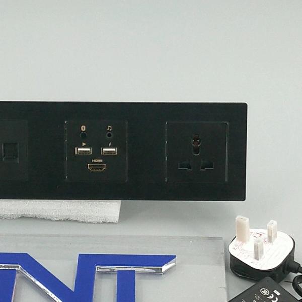universal  power electrical wall mounted power socket media hub for hotel room