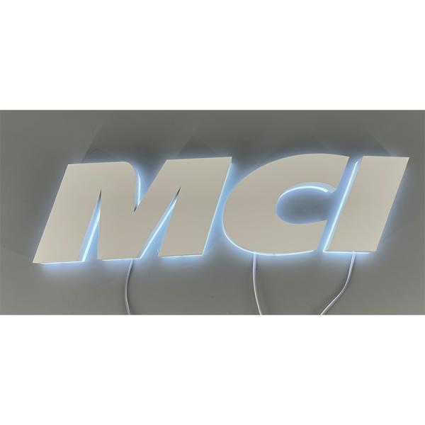LED Channel Letter Sign Custom Mantel Letter Signage 3D LED Backlit Sign