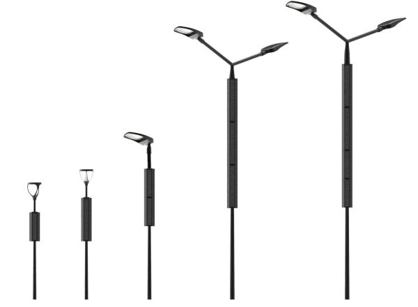 Luzes de rua IP65 postas solares