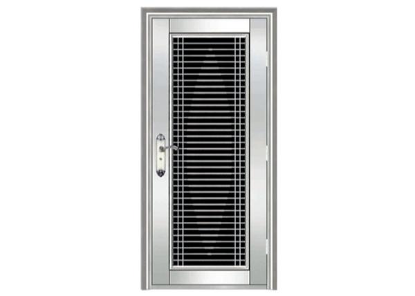 Sound Insulation Stainless Steel Residential Doors / Stainless Steel Exterior Doors