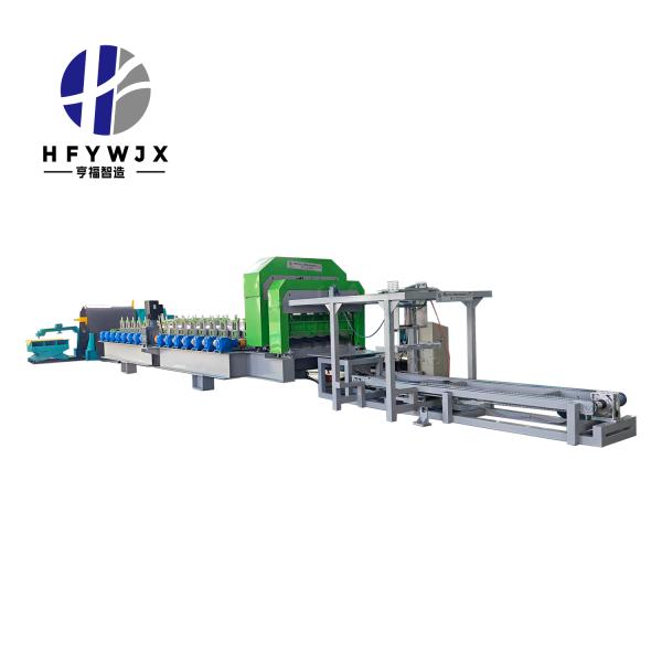PLC Control Intelligent 1110 Glazed Roof Tile Roll Forming Machine 16 Roll Forming Stations