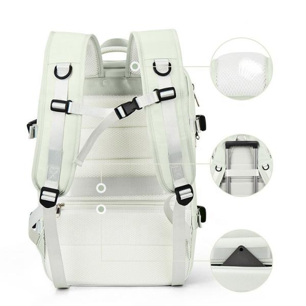 Women Waterproof Outdoor Sports Backpacks With USB Charging Port Shoe Compartment