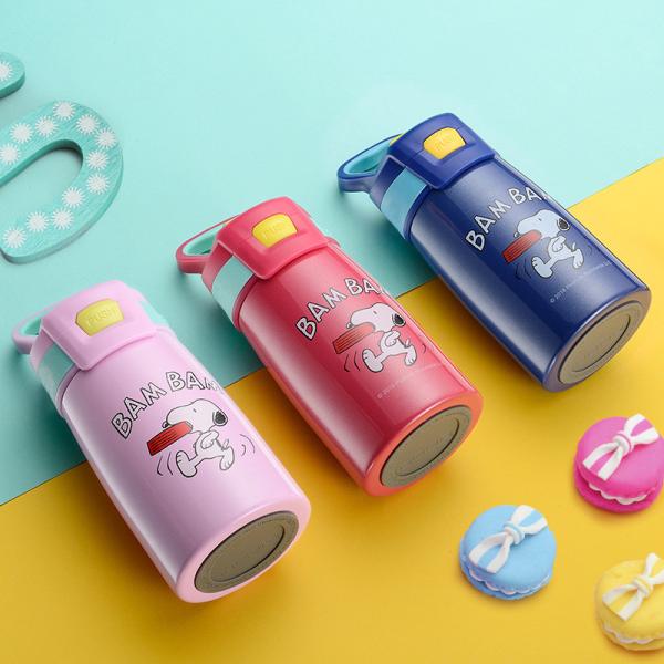 School Girls Leak Proof Water Vacuum Insulated Bottle With Straw 350ml