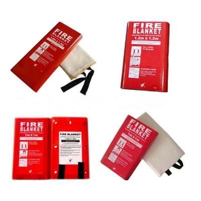1.8m*2m 100% Fiberglass Fire Blanket Fire Resistant Blanket For Welding