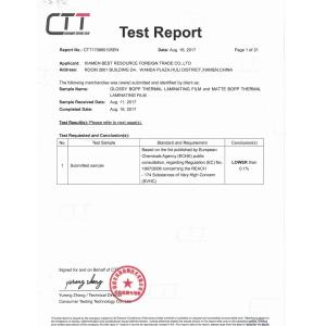Xiamen After-printing Finishing Supplies Co.,Ltd Сертификации