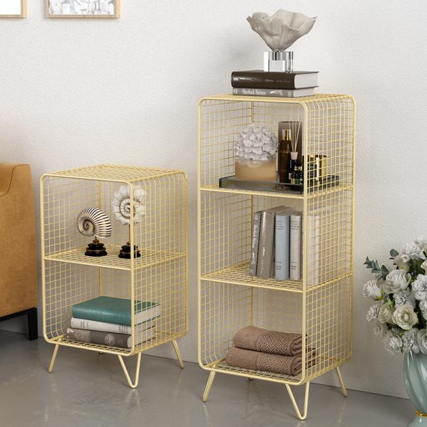 2 Tier Steel Book Storage Cabinet , Corrosion Proof Multi Layer Storage Rack