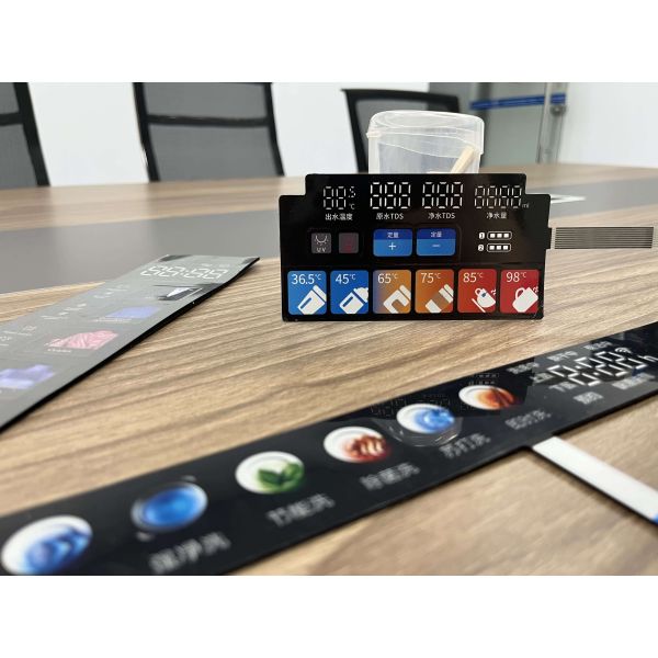Waterproof Capacitive Membrane Keypad with Custom Overlay for Smart Water Purifiers