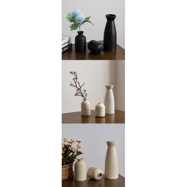 Morandi Color Ceramic Flower Pots Nordic Modern Small Bud Vase for Anniversary Occasion
