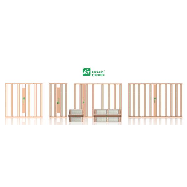 Полный спектр гидродиодные светодиоды Алюминиевый сплав 50/60hz