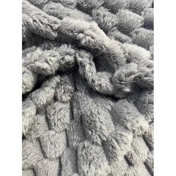 Wind Proof Customizable Yarn Count Soft Sherpa Fleece Fabric for Blanket 100% Polyester