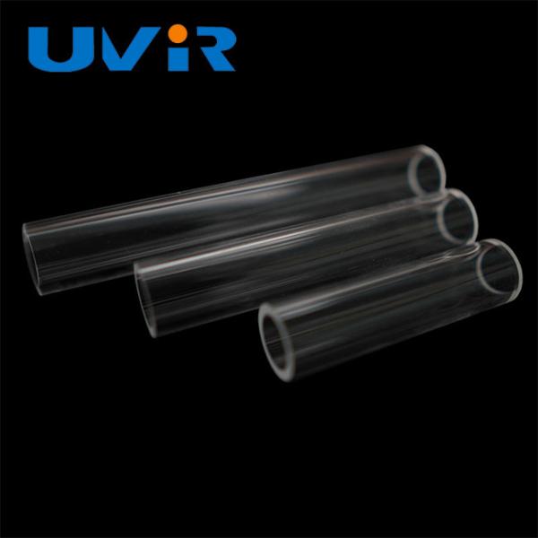 Tube en quartz clair pour lampe chauffante infrarouge, tube unique