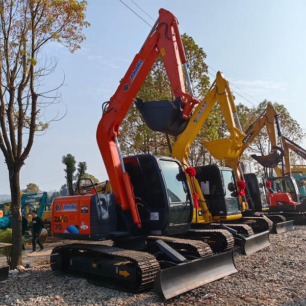 ZX70-8 Hitachi Used Excavators 0.3m3 Bucket Capacity 41kw Used Small Excavator For Sale