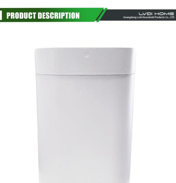PP Trash Can Automatic Bag Eco Friendly White Plastic Garbage Bags For Self Sealing Trash Can