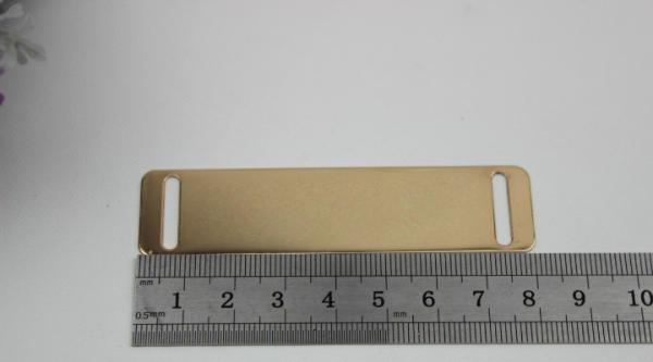 Shoes hardware accessories 80mm length gold iron metal buckle for shoelace