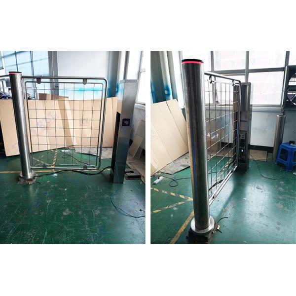 Вертикальная безопасность ворота поворота RFID карта открытый груз нержавеющая сталь индивидуальные двери