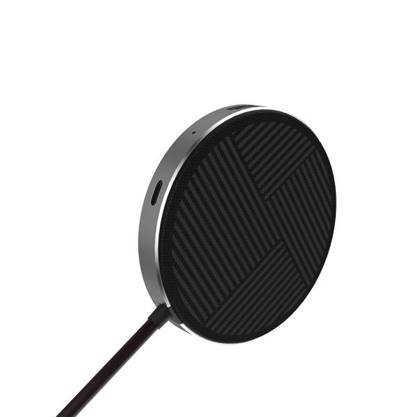 Aluminum Type-C Hub Adapter with USB2.0 USB3.0 Hub USB-C PD and  Wireless Charging Port