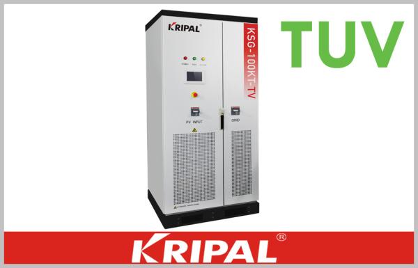 TUV 100kw Solar PV Inverter  On Grid Pure Sine Wave Inverter For Photovoltaic Plant