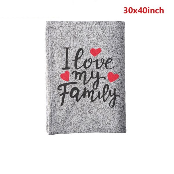 Diy Photo Printing Soft Blank Polyester Sublimation Heather Grey Throw Blanket
