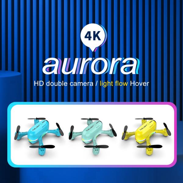 V6 Drone controlado por telefone móvel de longa duração 4k Gimbal Drone