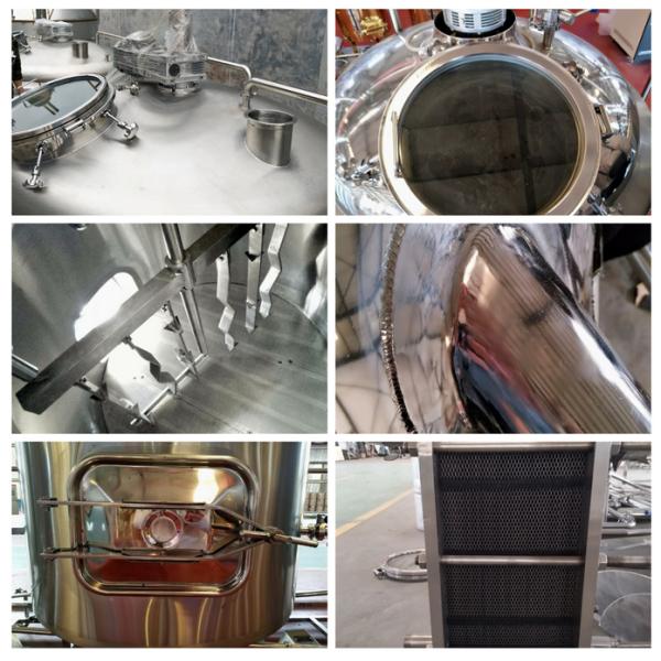 80KW оборудование пива ремесла 1000L нержавеющей стали 304