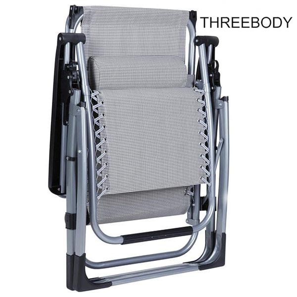 Adjustable Folding Outdoor Patio Lounge Chairs With Canopy Sunshade Cup Holder