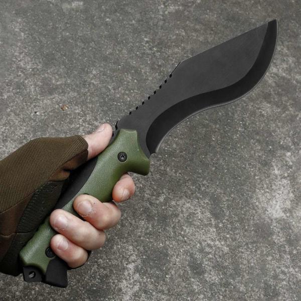 ODM Plastic Handle Stainless Steel Hunting Knife 4mm Blade 13.8in