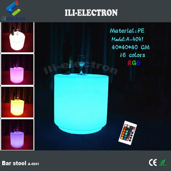 Modern PE Plastic Glow Up Chair Water Resistant For Outdoor