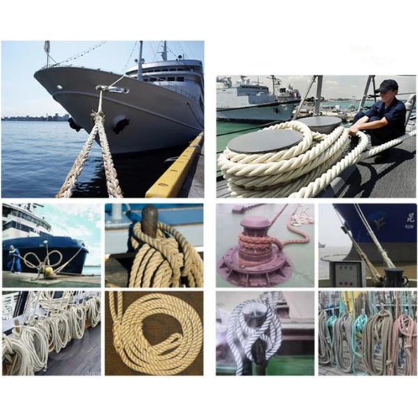 Poliéster que amarra de alta resistencia Marine Rope Water Absorbing