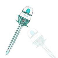 laparoscopia Trocar cirúrgico de 10mm e cânula Trocar ótico descartável