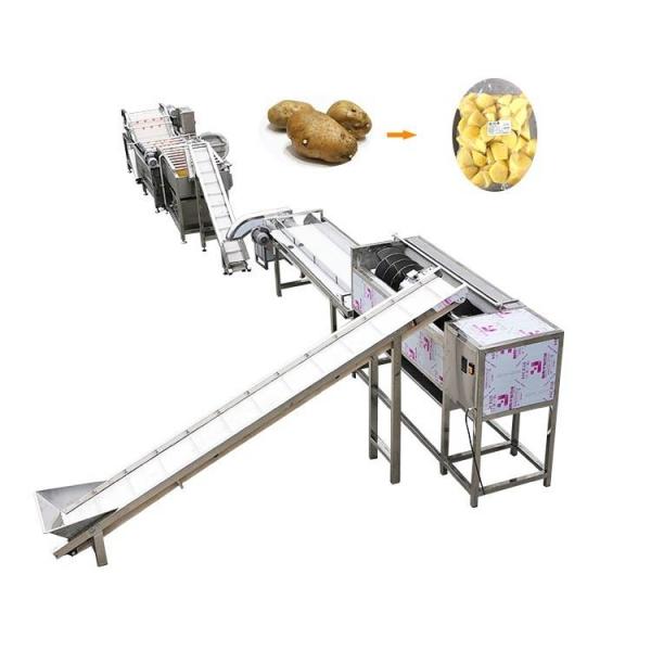 Customized Potato Processing Machine Fryed Crisp Potato Finger Chips Production Line
