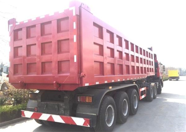 Heavy Duty Cargo Side Rear Tipping 2/3 Axles Truck Dump Trailer