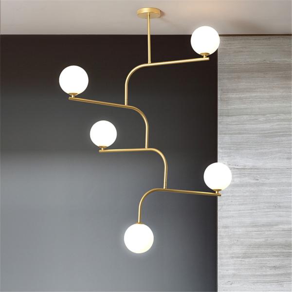 Nordic Postmodern Villa Hotel Tree Branch Chandelier Designer gold Mobil Chandelier(WH-MI-141)