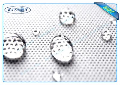Water Proof Oval Pattern White Color SMS Non Woven Fabric For Sanitary Napkin Leg Cuff