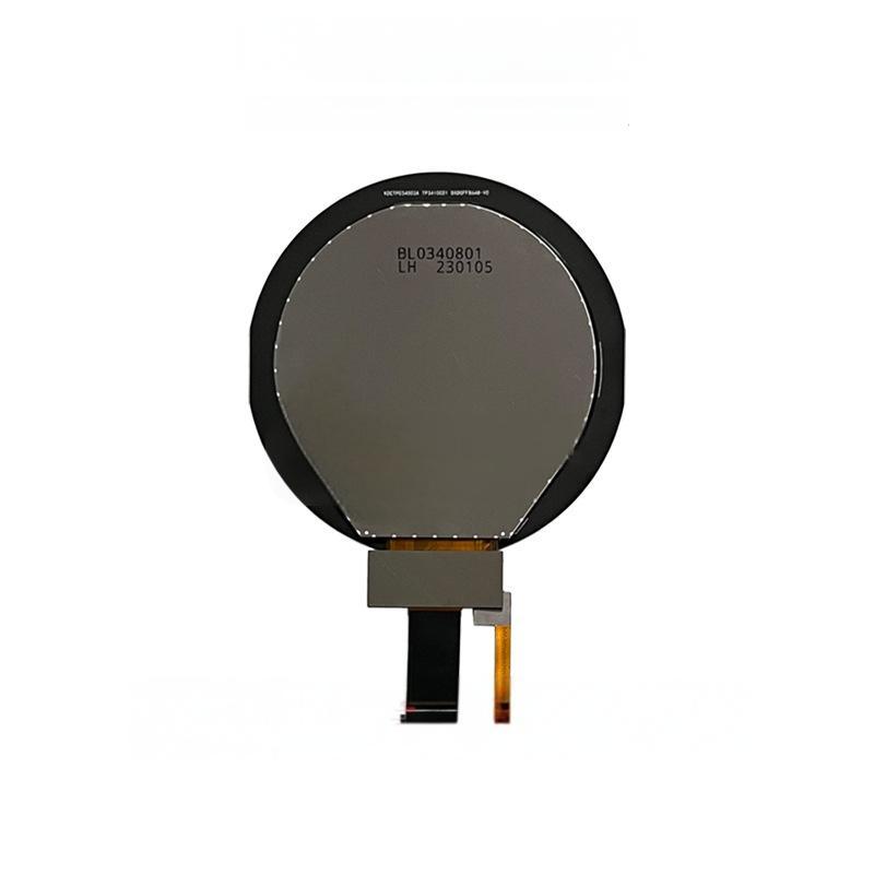 3.4-inch round 800×800 high contrast MIPI interface capacitive touch LCD module for industrial control