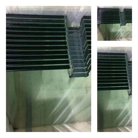 Smooth Tempered Glass Toughened Glass 6mm - 12mm Thickness Customized