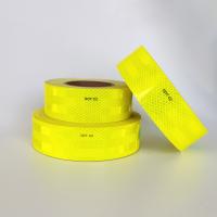 Fita refletiva DOT C2 amarela fluorescente para pés à prova d'água de 2 polegadas x 150 polegadas