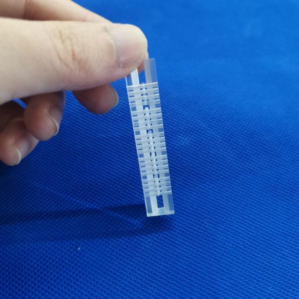 CNC Finish Quartz Glass Rod Milling Optical Cylinder Clear Fused For Solar Semiconductor