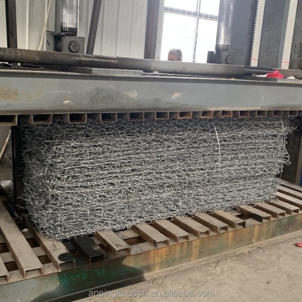 Galvanized Gabion Stone Cage Basket with Woven Mesh and Affordable Aperture 60x80mm